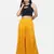MUSTARD SOLID RAYON PALAZZO