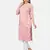PINK FLORAL PRINTED KURTA