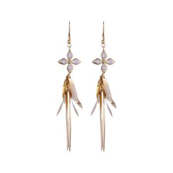Sterling Golden Earrings for Girls and Women Sterling Silver Drops & Danglers 2