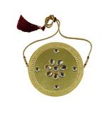 Golden Stone Stud Brass Bajubandh