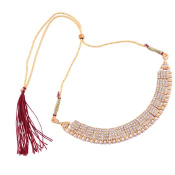 GOLD PLATED With White Pearl DESIGNER NECKLACE SETS 3