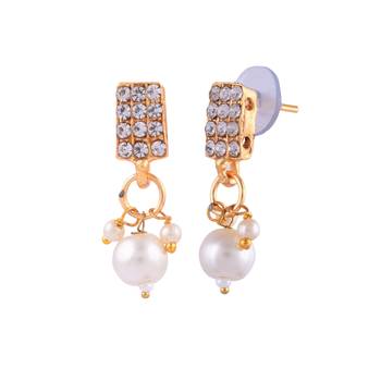 GOLD PLATED With White Pearl DESIGNER NECKLACE SETS 5