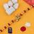 Rakhi Rudraksh "Radha Krishna "With Stylish" BRO"  With Roli Chawal ,Greeting Card,1 Pooja Thali