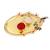 Rakhi Rudraksh "Radha Krishna "With Stylish" BRO"  With Roli Chawal ,Greeting Card,1 Pooja Thali