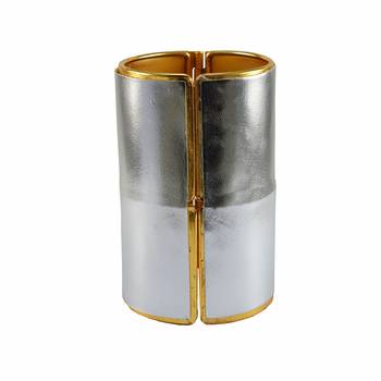 White Plain Brass Bracelet 1