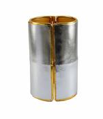 White Plain Brass Bracelet