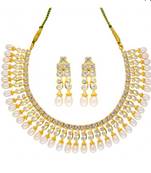 Multicolor pearl necklaces
