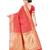 ROYAL RED Banarasi Jacquard  Saree With Blouse