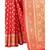 ROYAL RED Banarasi Jacquard  Saree With Blouse