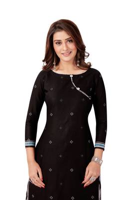 Black printed cotton salwar 4