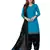 Blue printed cotton salwar