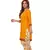 Yellow printed cotton salwar