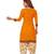 Yellow printed cotton salwar