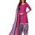 Pink printed cotton salwar