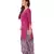 Pink printed cotton salwar