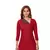 Red printed cotton salwar