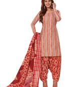 Multicolor printed cotton salwar