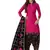 Pink printed cotton salwar