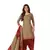 Beige printed cotton salwar