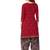 Red printed cotton salwar