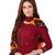 Red printed cotton salwar