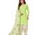 Green printed cotton salwar