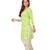 Green printed cotton salwar