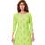Green printed cotton salwar