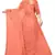 Peach embroidered net saree with blouse