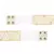 Anekaant White & Gold Chevron Beaded Cotton Belt