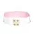 Anekaant Baby Pink & Multi Striped Beaded Cotton Belt