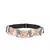 Anekaant Peach & Gold Floral Sequined Velvet Belt
