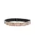Anekaant Pink & Gold Ogee Beaded Velvet Belt