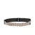 Anekaant Grey & Multi Botanical Beaded Velvet Belt