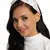 Anekaant White & Gold Beaded Satin Hair Band