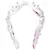 Anekaant White & Gold Beaded Satin Hair Band