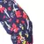 Anekaant Navy & Multi Beaded Printed Cotton Hair Band