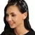 Anekaant Dark Navy & Gold Medallion Embellished Velvet Hair Band