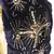 Anekaant Dark Navy & Gold Medallion Embellished Velvet Hair Band