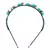 Anekaant Turquoise & Multi Mosaic Metal Hair Band