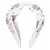 Anekaant Off White & Gold Floral Embellished Satin Hair Band