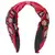 Anekaant Red & Multi Leapord Embellished Satin Hair Band