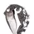Anekaant Grey & White Floral Embellished Velvet Hair Band
