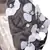 Anekaant Grey & White Floral Embellished Velvet Hair Band