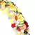 Anekaant Yellow & Multi Embellished Cotton Hair Band