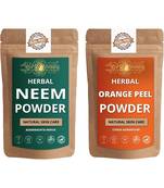 Neem and Orange Peel Powder Skin Care Products Combo  Face Pack  Skin Care (100 Gram * 2)