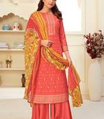 Peach Cotton Ready To Ship Salwar Kameez