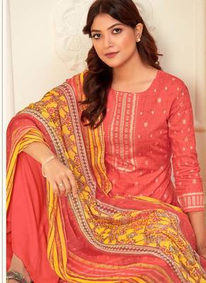 Peach Cotton Ready To Ship Salwar Kameez 2