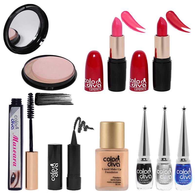 Women/Girl Gift Set Makeup Kit (Pack of 9) 3568713