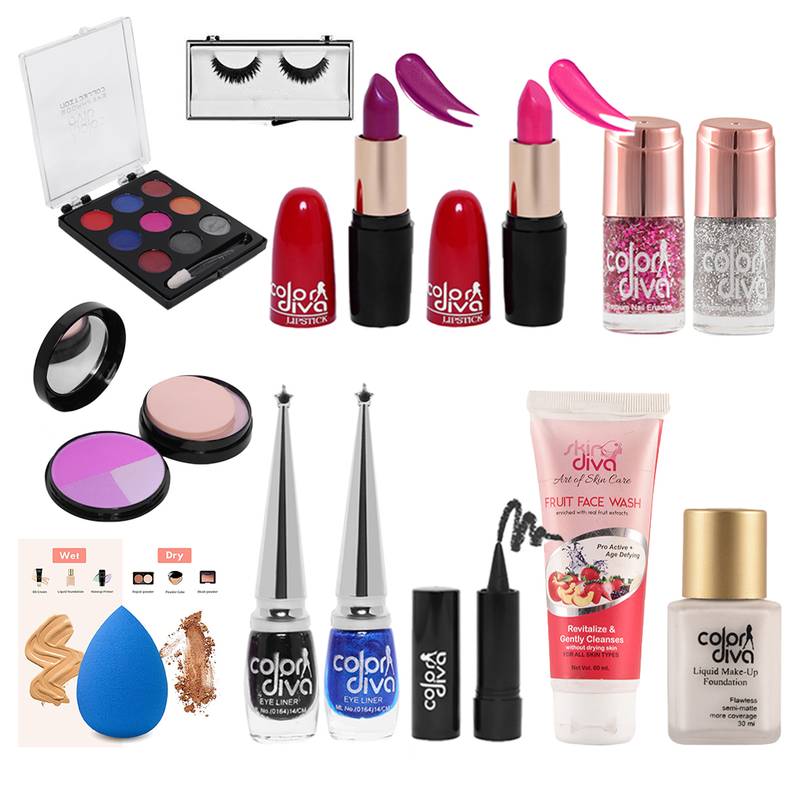 Complete Beauty Makeup Kit Set (Pack of 13)